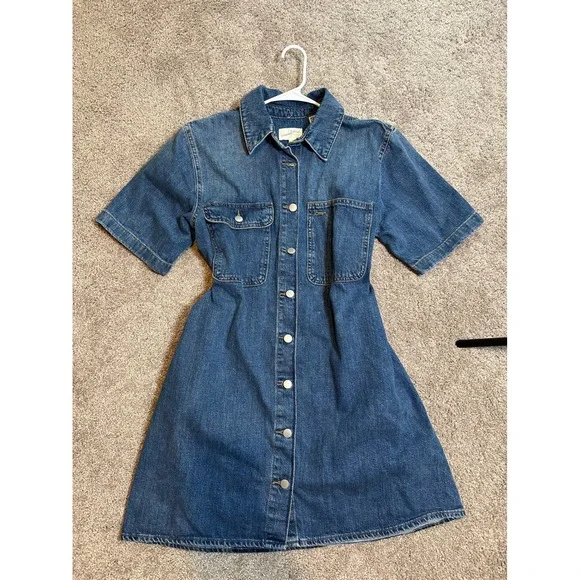 Universal Thread | Dresses | Universal Thread Denim Dress Button Front Short Sleeve Casual Medium | Poshmark Universal Thread | Dresses | Universal Thread Denim Dress Button Front Short Sleeve Casual Medium | Poshmark